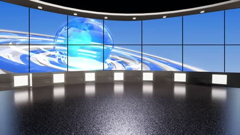 3d virtual tv studio news, backdrop for tv shows