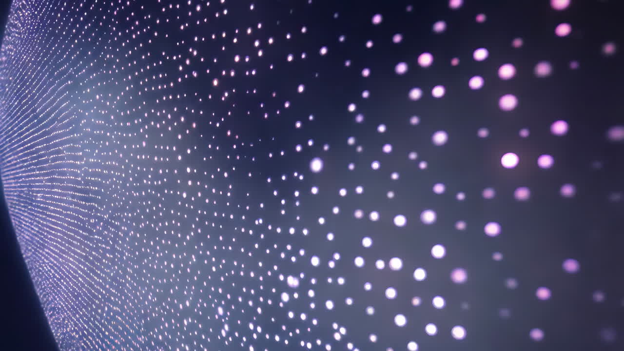 exhibición de luz abstracta