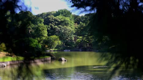 The-beautiful-view-in-Rikugien-Gardens