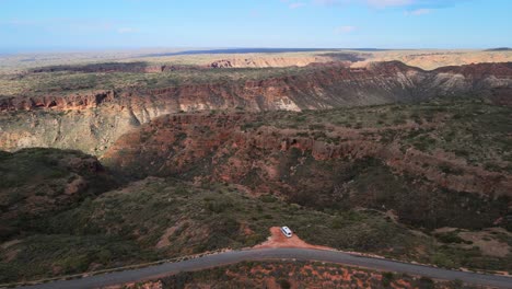 Vast-landscapes-of-Charles-Knife-Canyon-outside-Exmouth,-Western-Australia