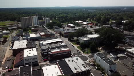alto vuelo aéreo sobre newton carolina del norte