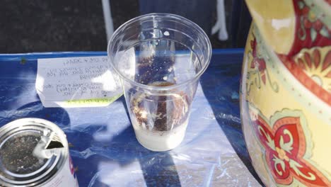 preparation of greek coffee with ingredients and recipe