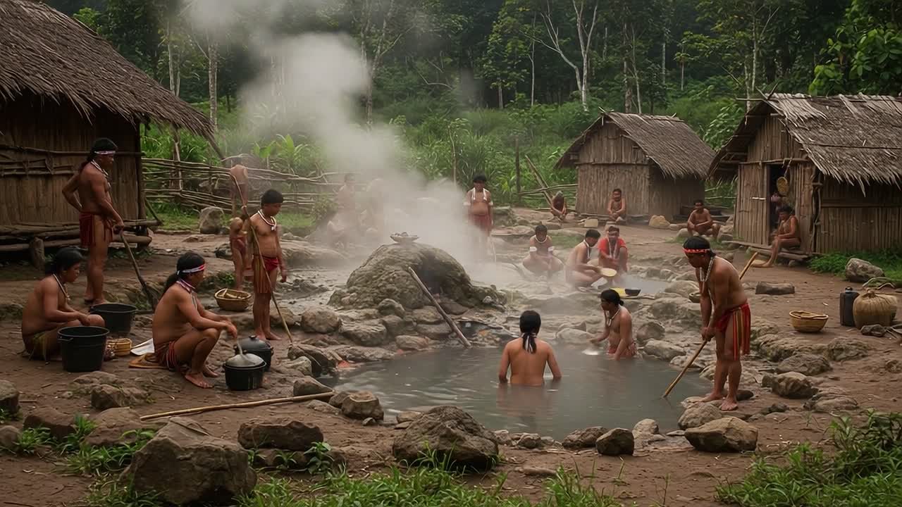 A Day in the Life of Traditional Indigenous Communities: Celebrating Culture, Connection, and the Art of Healing in Natural Hot Springs