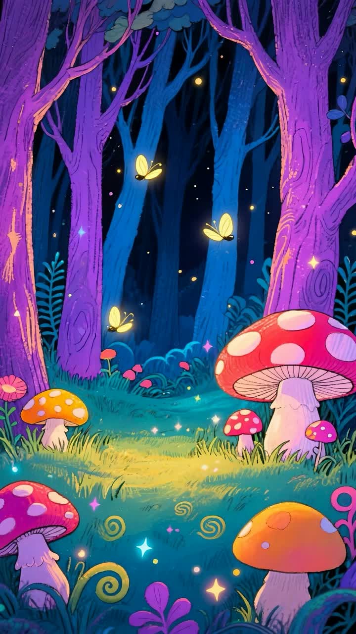 반불이가 있는 마법의 숲