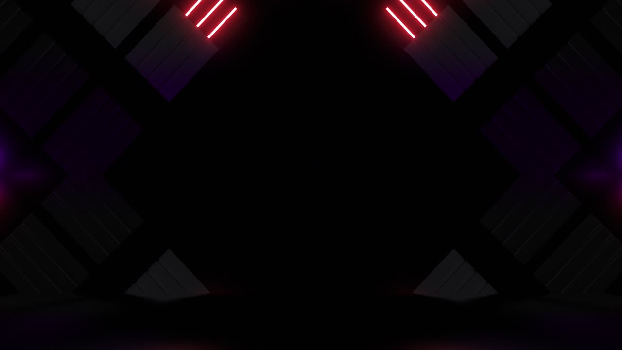 Neonové geometrické pozadí