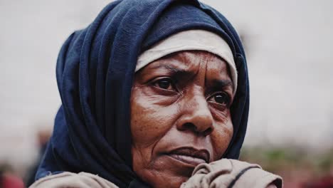 portrait of a woman wearing a hijab