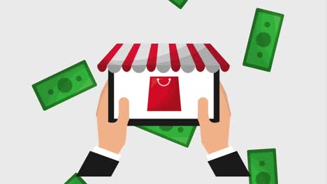 relacionado con las compras en línea