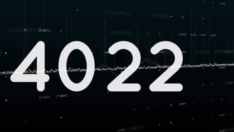 animation of numbers changing over data processing