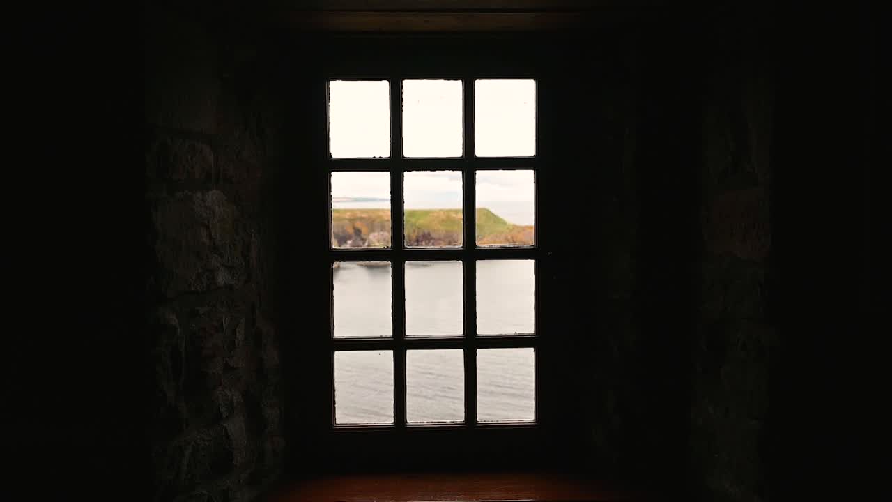 Looking out of Dunnottar Castle, Scotland, United Kingdom