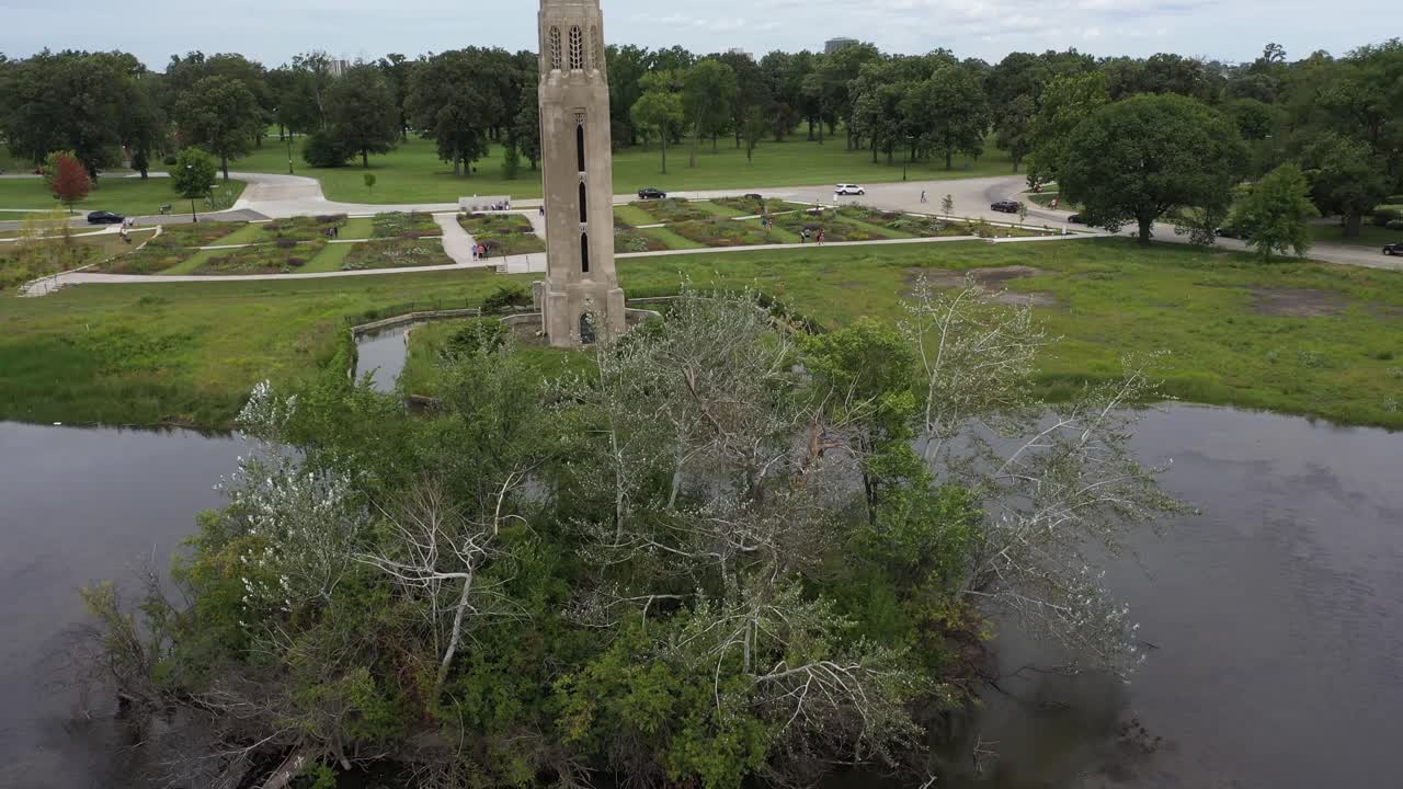belle isle detroit 4k башня для беспилотников