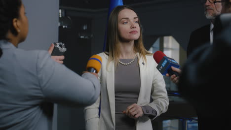 press conference with european official