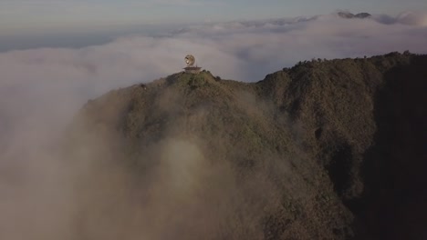 radar tower atop the iconic haiku staircase