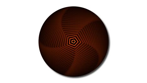 línea abstracta geométrica unida a una esfera. globo de esfera geométrica aislado en blanco.