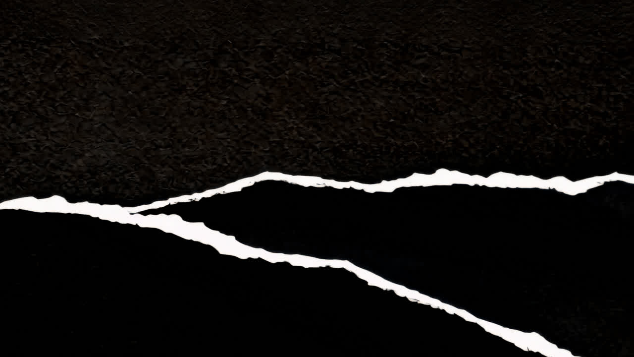 Ripped paper texture animated overlay, transparent 4K video, alpha channel, ProRes 4444