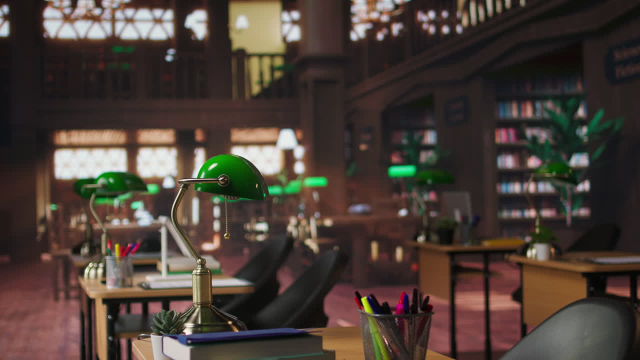 아한 도서관 공부실