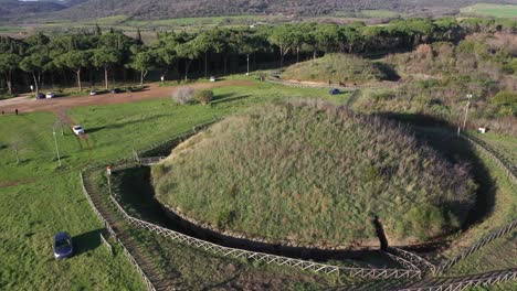 tumba etrusca de la necrópolis de cerveteri