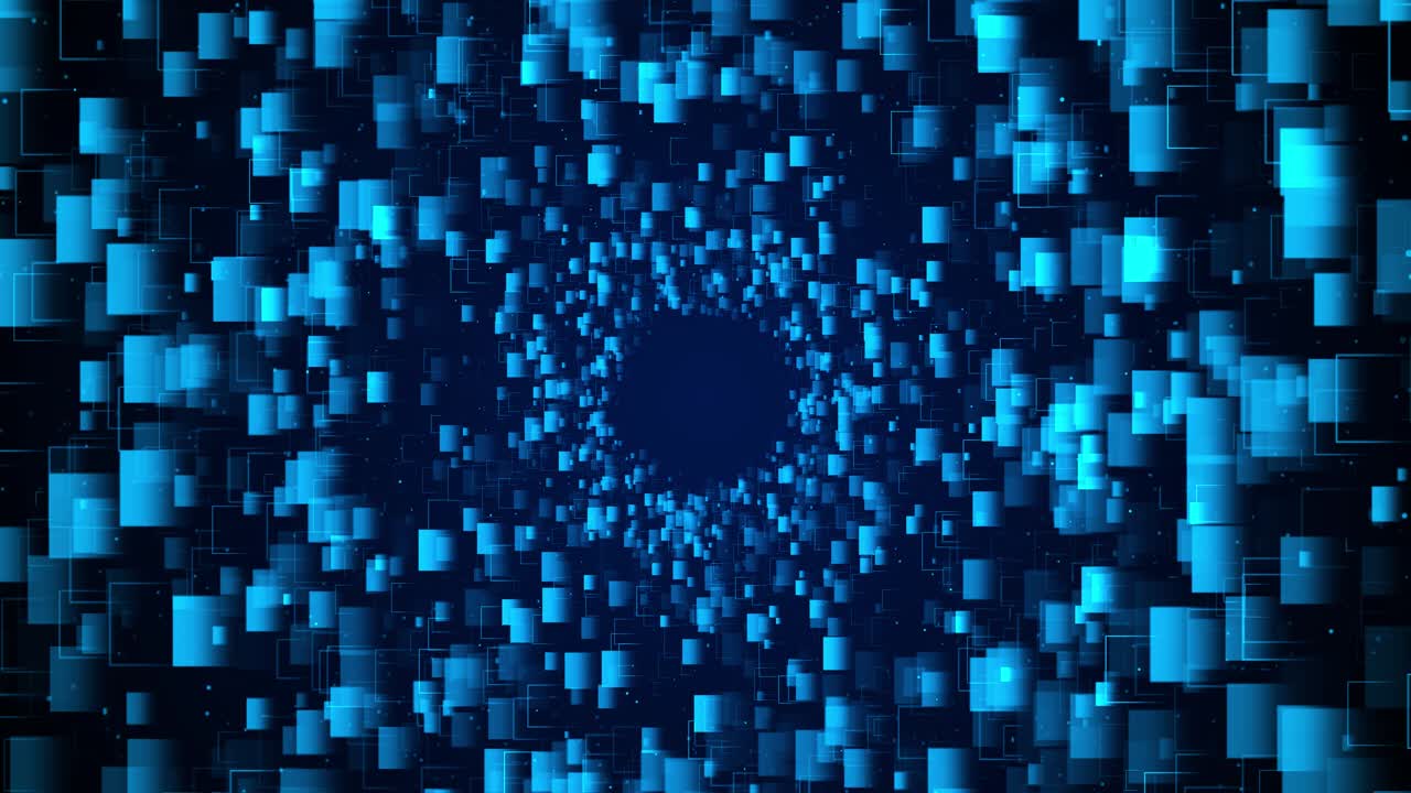 Digital cyberspace particles ai digital data flow data network cloud computing big data data