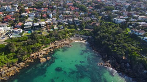 waterfront architecture with a view of gordons bay at coogee city in sydney, australia