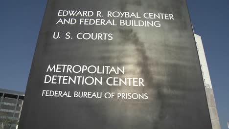 the federal detention center in los angeles