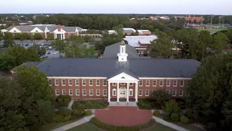 aerial fly over university of north carolina at wilmington