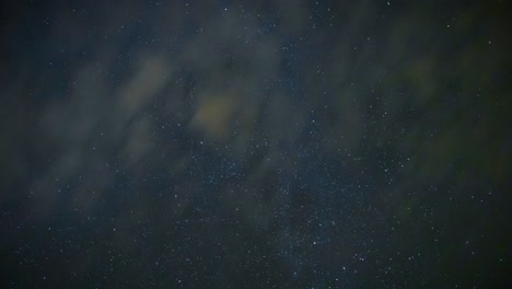 milky way time lapse, spiral night timelapse with clouds