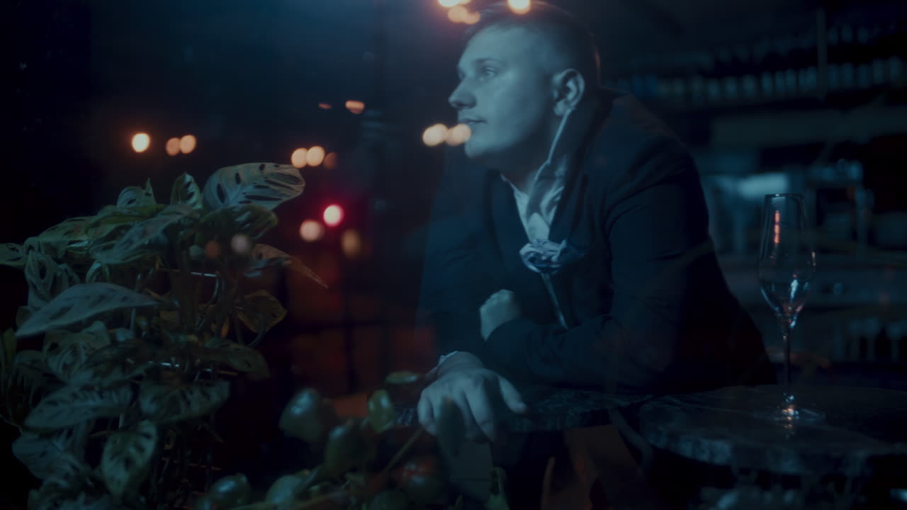 A Man Alone at Night