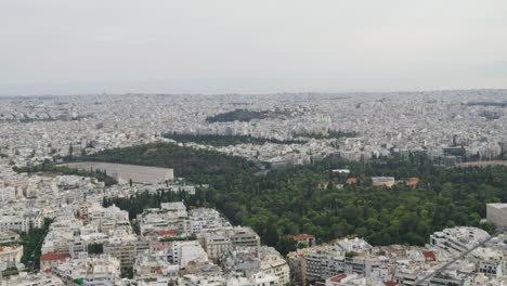 aerial view of athens, greece