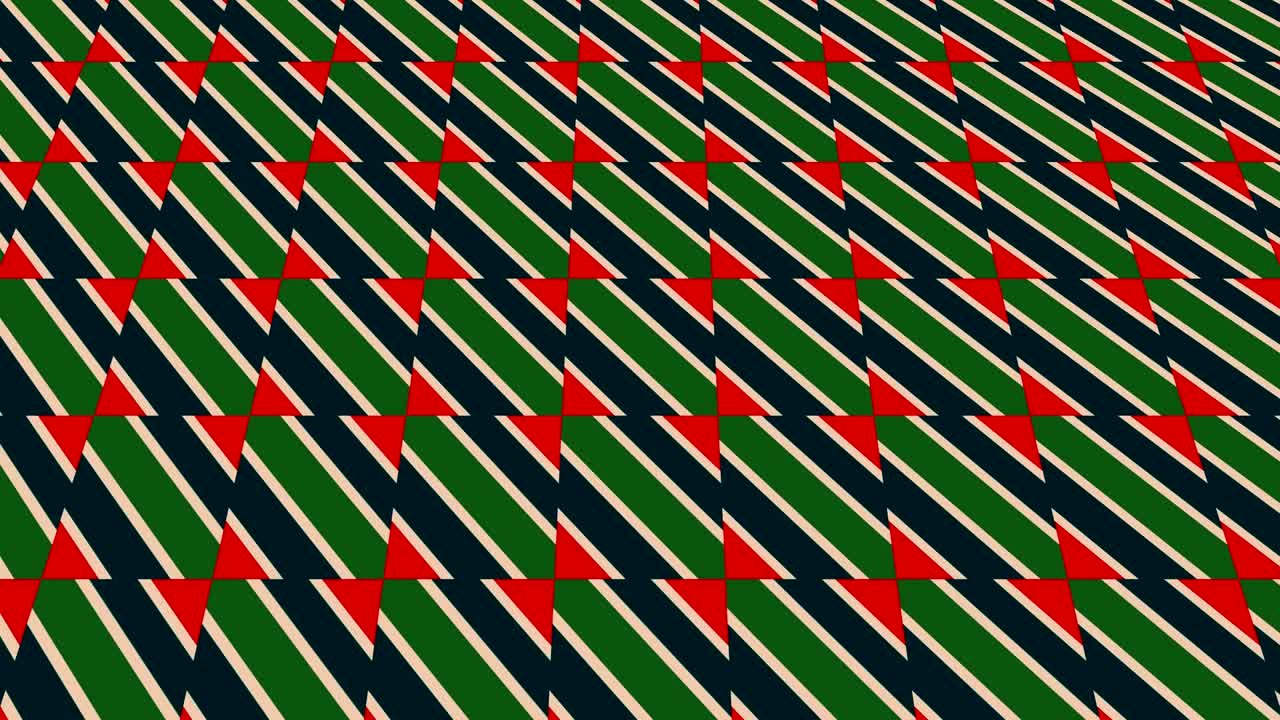 patrón de video gráfico con figuras geométricas que se inclina hacia arriba y se mueve.