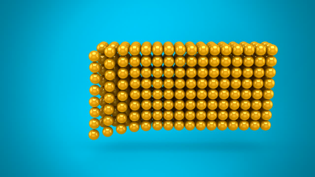 Spheres Form A Wave