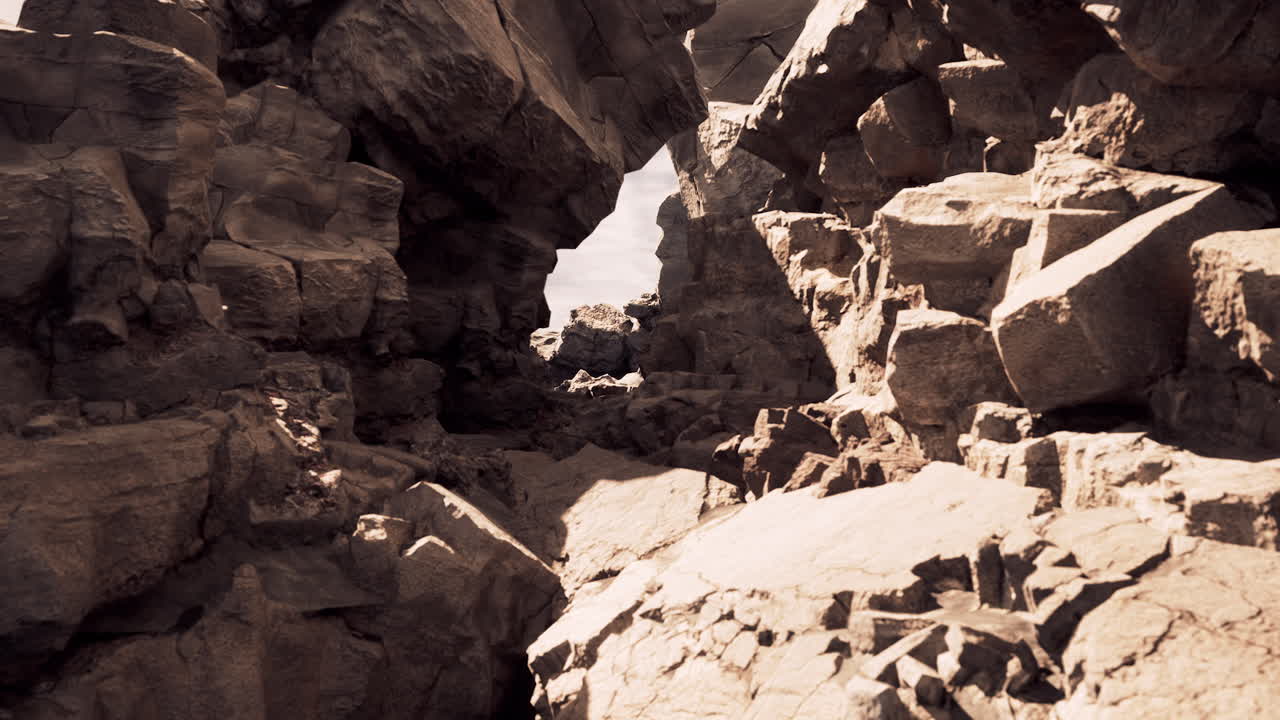 바위 협곡 전망