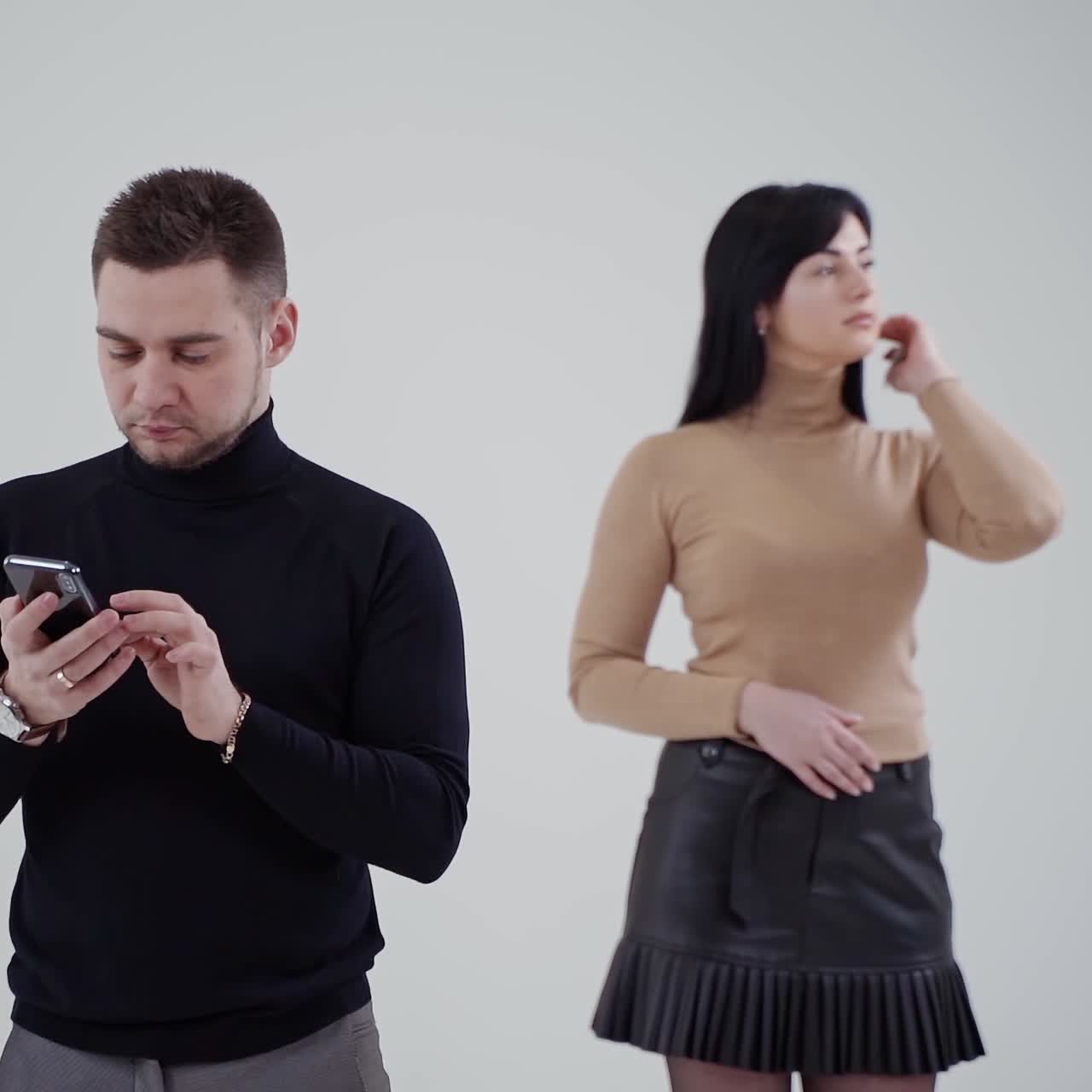 Successful young business partners