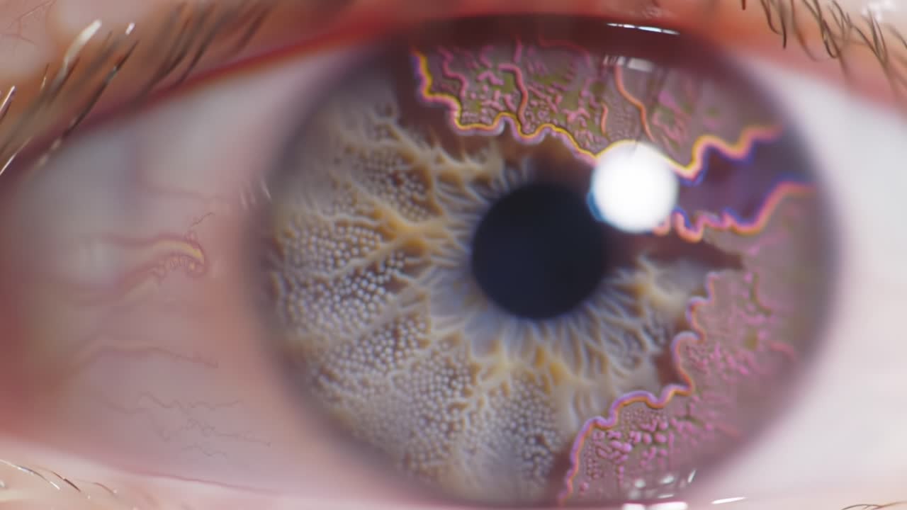 A Close-Up Journey into the Fascinating World of Human Eyes, Revealing Intricate Patterns and Colors that Shape Our Perception of Beauty and Reality