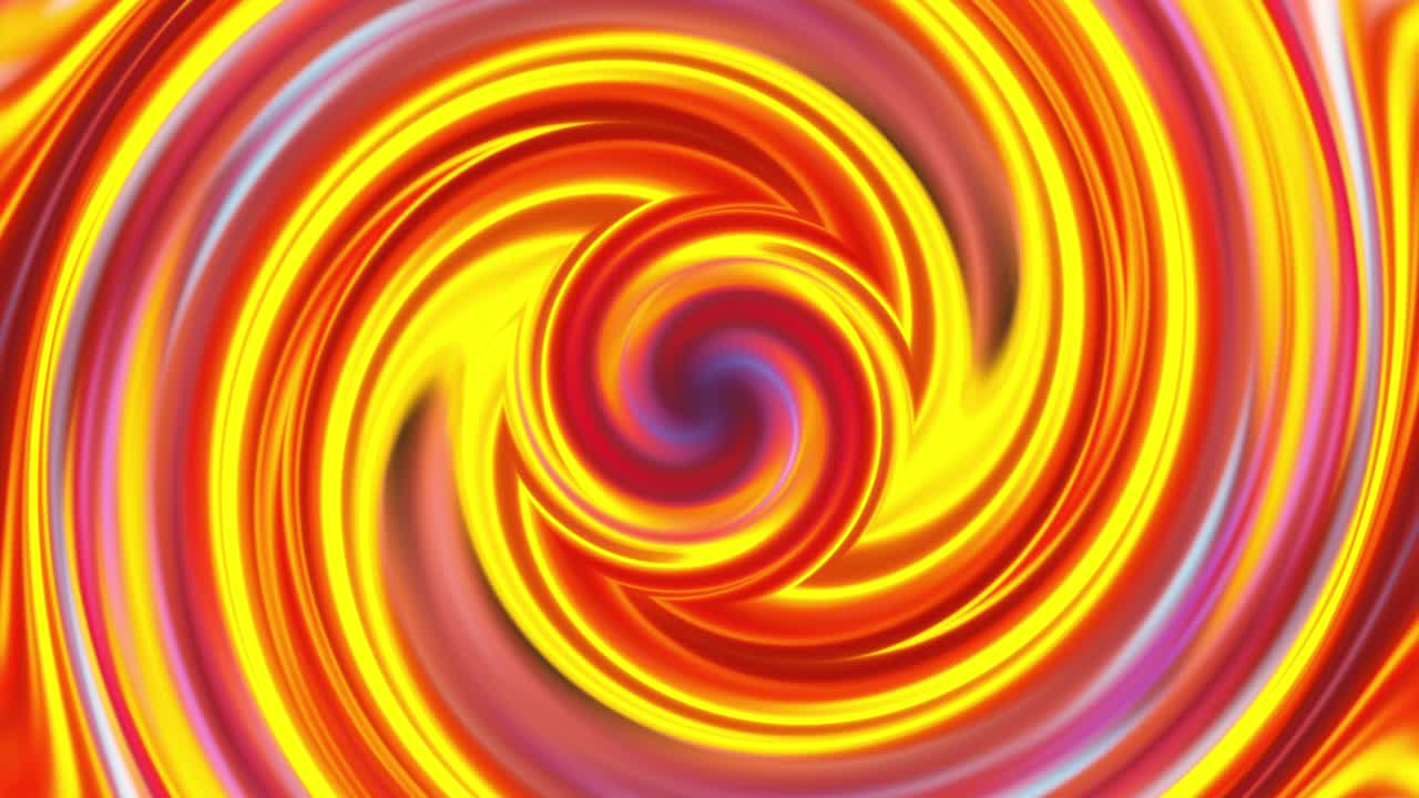 círculos en espiral giratorios