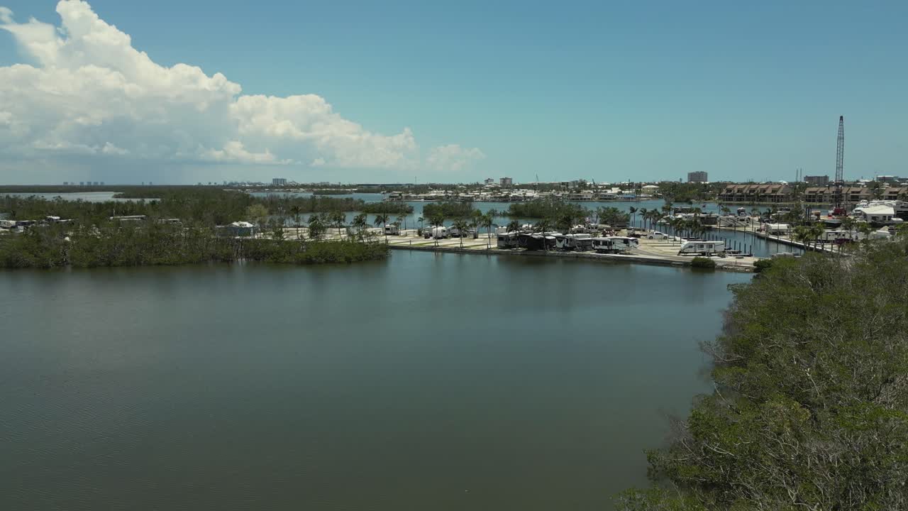 Vista aérea perto de Ft