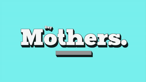 mother's day the clean and recognizable text for a brand dedicated to moms