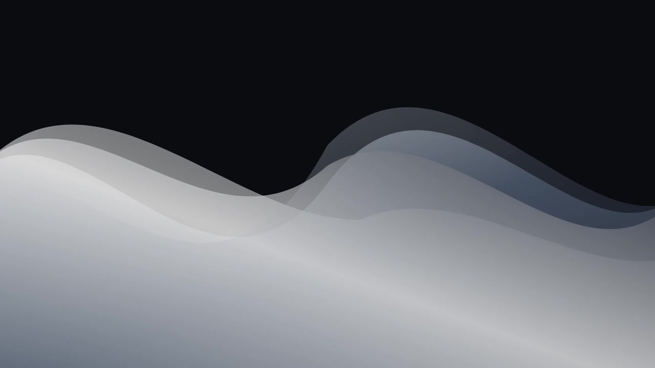 Abstract Motion Background with Smooth Grey Waves