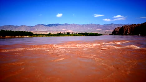 time lapse shot of china yangtze yellow river at xian