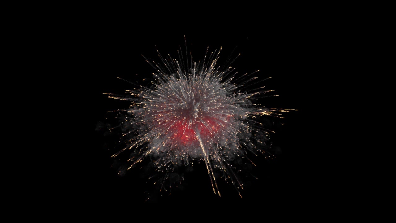 Esplosione di fuochi d'artificio