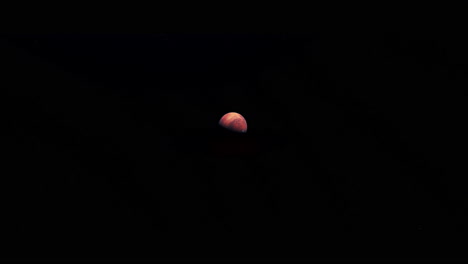 planet mars viewed from space