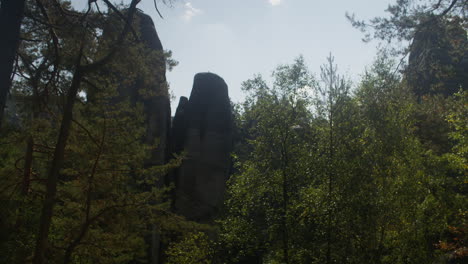 a natural stone formations called a "stone town" in czech republic