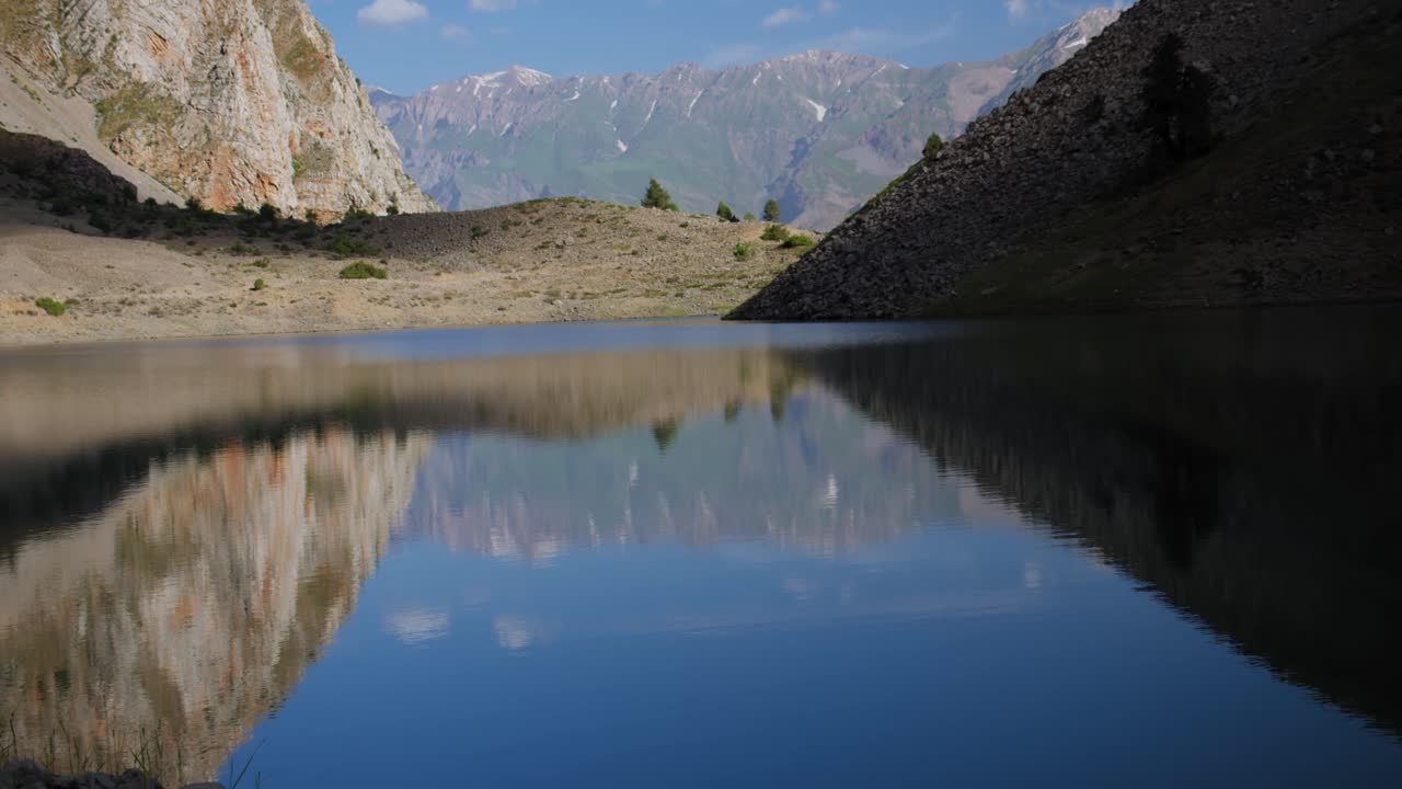 Sø i bjergene i Usbekistan