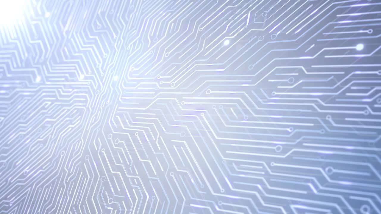 Futuristic motherboard circuit cpu board chip digital network computer processors database concept