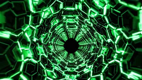 túnel geométrico resumido y brillante