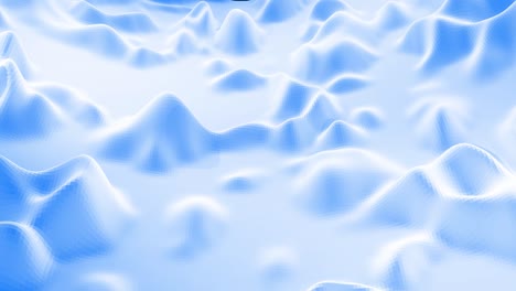 stylish blue white creative abstract low poly background in 4k. abstract wavy pattern move on surface in loop. smooth soft seamless animation. simple minimalistic geometric bg.
