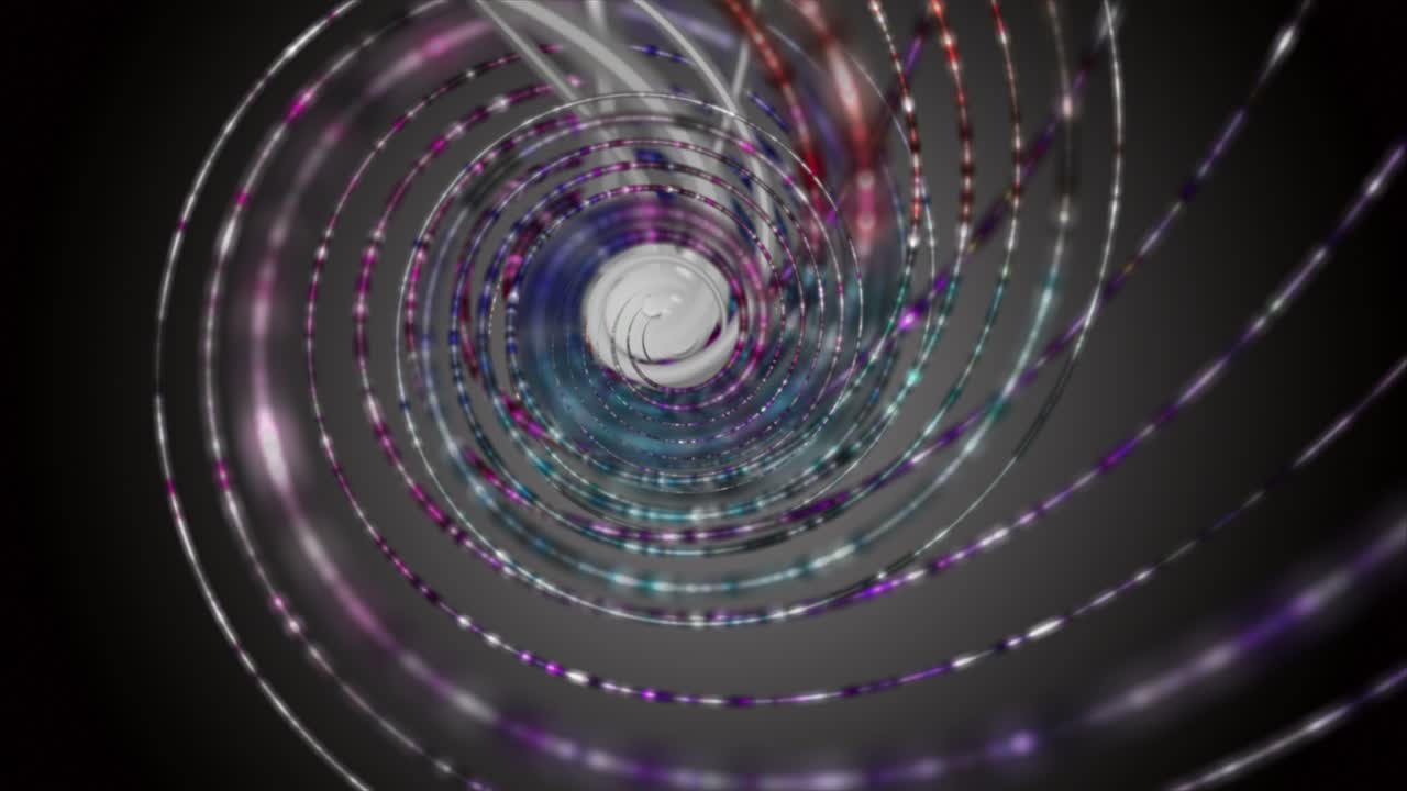 animación futurista con objeto de onda de rayas en cámara lenta, 4096x2304 bucle 4k