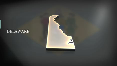 3d animated map of delaware