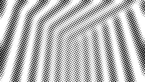 medio tono de muchos puntos, fondo abstracto generado por computadora, fondo de renderización 3d con efecto de ilusión óptica