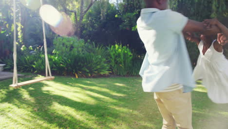 Cute-father-and-daughter-are-playing-in-the-garden