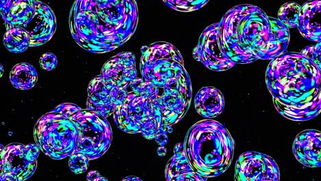 colorful abstract bubbles