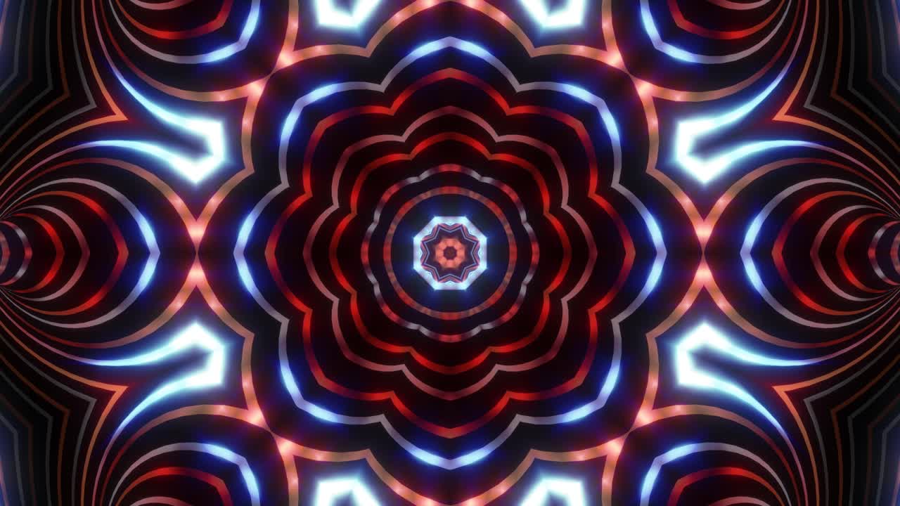 Abstract Geometric Light Patterns